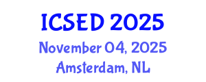 International Conference on Sustainable Economic Development (ICSED) November 04, 2025 - Amsterdam, Netherlands