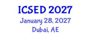 International Conference on Sustainable Economic Development (ICSED) January 28, 2027 - Dubai, United Arab Emirates International Conference on Sustainable Economic Development (ICSED) January 28, 2027 - Dubai, United Arab Emirates