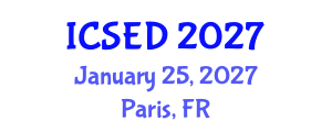 International Conference on Sustainable Economic Development (ICSED) January 25, 2027 - Paris, France International Conference on Sustainable Economic Development (ICSED) January 25, 2027 - Paris, France