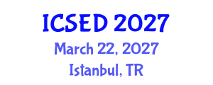 International Conference on Sustainable Economic Development (ICSED) March 22, 2027 - Istanbul, Turkey International Conference on Sustainable Economic Development (ICSED) March 22, 2027 - Istanbul, Turkey