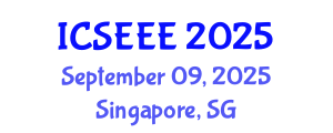 International Conference on Sustainable Energy and Environmental Engineering (ICSEEE) September 09, 2025 - Singapore, Singapore