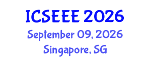 International Conference on Sustainable Energy and Environmental Engineering (ICSEEE) September 09, 2026 - Singapore, Singapore