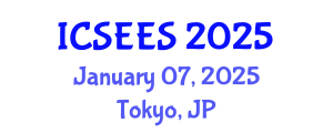 International Conference on Sustainable Energy and Environmental Sciences (ICSEES) January 07, 2025 - Tokyo, Japan