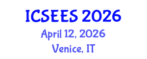 International Conference on Sustainable Energy and Environmental Sciences (ICSEES) April 12, 2026 - Venice, Italy