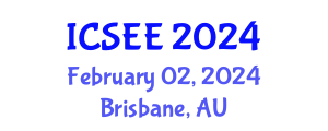 International Conference on Sustainable Energy Engineering (ICSEE) February 02, 2024 - Brisbane, Australia International Conference on Sustainable Energy Engineering (ICSEE) February 02, 2024 - Brisbane, Australia