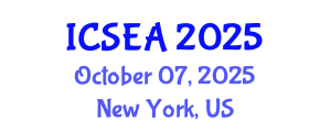 International Conference on Sustainable Environment and Agriculture (ICSEA) October 07, 2025 - New York, United States