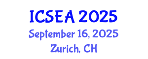 International Conference on Sustainable Environment and Agriculture (ICSEA) September 16, 2025 - Zurich, Switzerland