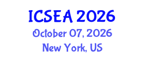 International Conference on Sustainable Environment and Agriculture (ICSEA) October 07, 2026 - New York, United States