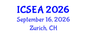 International Conference on Sustainable Environment and Agriculture (ICSEA) September 16, 2026 - Zurich, Switzerland