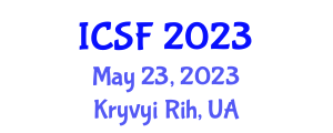 International Conference on Sustainable Futures: Environmental, Technological, Social and Economic Matters (ICSF) May 23, 2023 - Kryvyi Rih, Ukraine