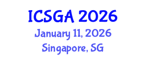 International Conference on Sustainable Global Aquaculture (ICSGA) January 11, 2026 - Singapore, Singapore
