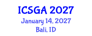 International Conference on Sustainable Global Aquaculture (ICSGA) January 14, 2027 - Bali, Indonesia International Conference on Sustainable Global Aquaculture (ICSGA) January 14, 2027 - Bali, Indonesia