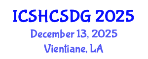 International Conference on Sustainable Healthy Cities and Sustainable Development Goals (ICSHCSDG) December 13, 2025 - Vientiane, Laos