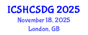 International Conference on Sustainable Healthy Cities and Sustainable Development Goals (ICSHCSDG) November 18, 2025 - London, United Kingdom