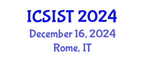International Conference on Sustainable Information Systems and Technologies (ICSIST) December 16, 2024 - Rome, Italy