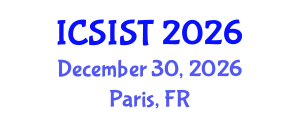 International Conference on Sustainable Information Systems and Technologies (ICSIST) December 30, 2026 - Paris, France International Conference on Sustainable Information Systems and Technologies (ICSIST) December 30, 2026 - Paris, France