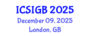 International Conference on Sustainable Infrastructure Design and Green Buildings (ICSIGB) December 09, 2025 - London, United Kingdom