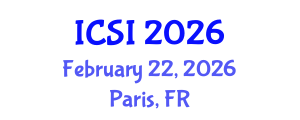 International Conference on Sustainable Infrastructure (ICSI) February 22, 2026 - Paris, France