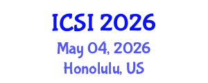 International Conference on Sustainable Infrastructure (ICSI) May 04, 2026 - Honolulu, United States International Conference on Sustainable Infrastructure (ICSI) May 04, 2026 - Honolulu, United States