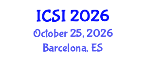 International Conference on Sustainable Infrastructure (ICSI) October 25, 2026 - Barcelona, Spain