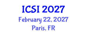 International Conference on Sustainable Infrastructure (ICSI) February 22, 2027 - Paris, France International Conference on Sustainable Infrastructure (ICSI) February 22, 2027 - Paris, France