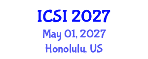 International Conference on Sustainable Infrastructure (ICSI) May 01, 2027 - Honolulu, United States International Conference on Sustainable Infrastructure (ICSI) May 01, 2027 - Honolulu, United States