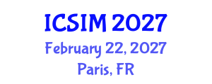 International Conference on Sustainable Intelligent Manufacturing (ICSIM) February 22, 2027 - Paris, France International Conference on Sustainable Intelligent Manufacturing (ICSIM) February 22, 2027 - Paris, France