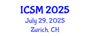 International Conference on Sustainable Manufacturing (ICSM) July 29, 2025 - Zurich, Switzerland