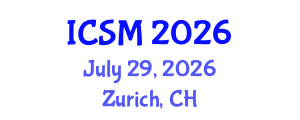 International Conference on Sustainable Manufacturing (ICSM) July 29, 2026 - Zurich, Switzerland