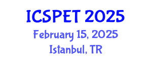 International Conference on Sustainable Pavement Engineering and Technology (ICSPET) February 15, 2025 - Istanbul, Turkey
