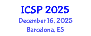 International Conference on Sustainable Production (ICSP) December 16, 2025 - Barcelona, Spain