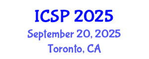 International Conference on Sustainable Production (ICSP) September 20, 2025 - Toronto, Canada