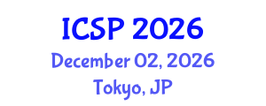 International Conference on Sustainable Production (ICSP) December 02, 2026 - Tokyo, Japan International Conference on Sustainable Production (ICSP) December 02, 2026 - Tokyo, Japan