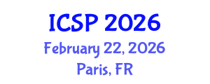 International Conference on Sustainable Production (ICSP) February 22, 2026 - Paris, France