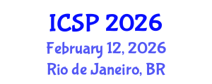 International Conference on Sustainable Production (ICSP) February 12, 2026 - Rio de Janeiro, Brazil International Conference on Sustainable Production (ICSP) February 12, 2026 - Rio de Janeiro, Brazil
