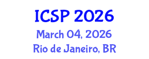 International Conference on Sustainable Production (ICSP) March 04, 2026 - Rio de Janeiro, Brazil