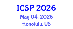 International Conference on Sustainable Production (ICSP) May 04, 2026 - Honolulu, United States International Conference on Sustainable Production (ICSP) May 04, 2026 - Honolulu, United States