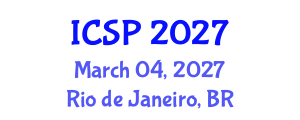 International Conference on Sustainable Production (ICSP) March 04, 2027 - Rio de Janeiro, Brazil International Conference on Sustainable Production (ICSP) March 04, 2027 - Rio de Janeiro, Brazil