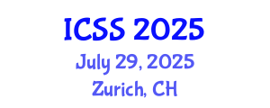 International Conference on Sustainable Society (ICSS) July 29, 2025 - Zurich, Switzerland