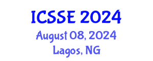 International Conference on Sustainable Systems and Environment (ICSSE) August 08, 2024 - Lagos, Nigeria
