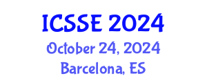 International Conference on Sustainable Systems and Environment (ICSSE) October 24, 2024 - Barcelona, Spain