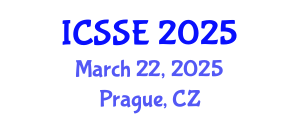 International Conference on Sustainable Systems and Environment (ICSSE) March 22, 2025 - Prague, Czechia