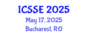 International Conference on Sustainable Systems and Environment (ICSSE) May 17, 2025 - Bucharest, Romania