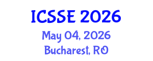 International Conference on Sustainable Systems and Environment (ICSSE) May 04, 2026 - Bucharest, Romania International Conference on Sustainable Systems and Environment (ICSSE) May 04, 2026 - Bucharest, Romania