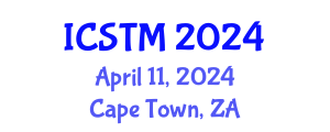 International Conference on Sustainable Tourism Management (ICSTM) April 11, 2024 - Cape Town, South Africa
