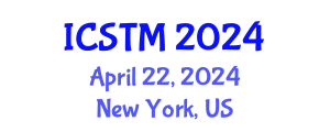 International Conference on Sustainable Tourism Management (ICSTM) April 22, 2024 - New York, United States