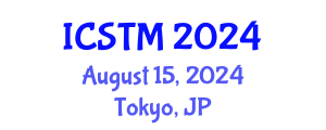 International Conference on Sustainable Tourism Management (ICSTM) August 15, 2024 - Tokyo, Japan