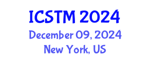 International Conference on Sustainable Tourism Management (ICSTM) December 09, 2024 - New York, United States