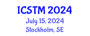 International Conference on Sustainable Tourism Management (ICSTM) July 15, 2024 - Stockholm, Sweden