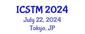 International Conference on Sustainable Tourism Management (ICSTM) July 22, 2024 - Tokyo, Japan